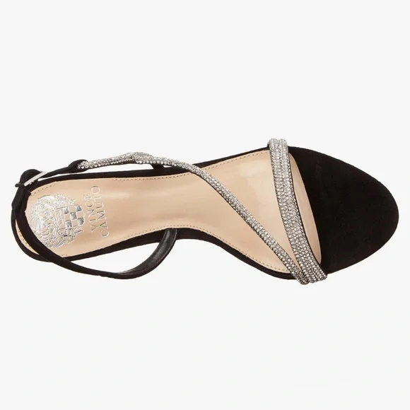 Vince Camuto Luanna Rhinestone Strappy Stiletto Sandals Heels - Sz 8.5 - NWT NIB - Picture 5 of 9